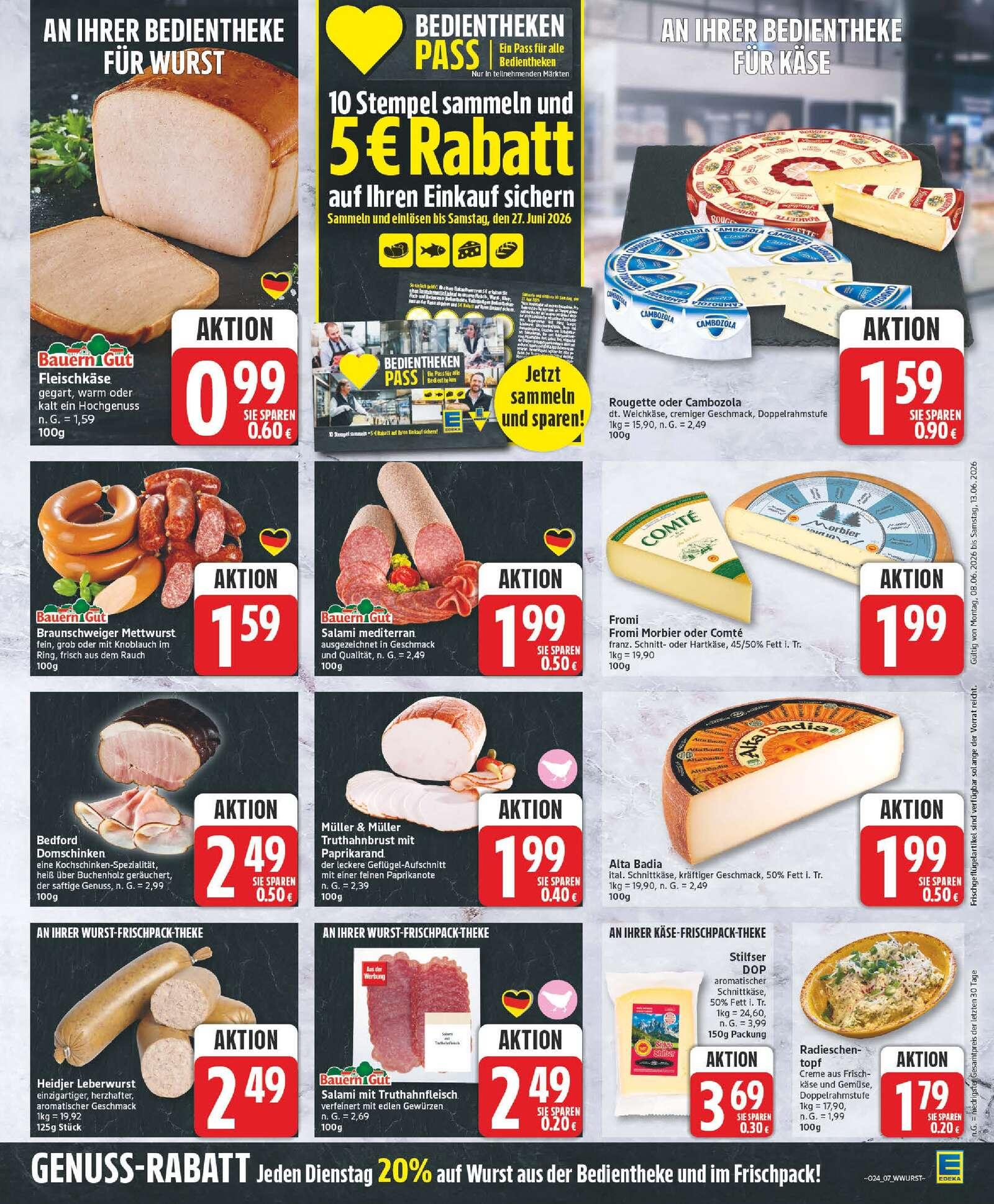 Edeka Prospekt ab Montag - Niedersachsen Seite 7