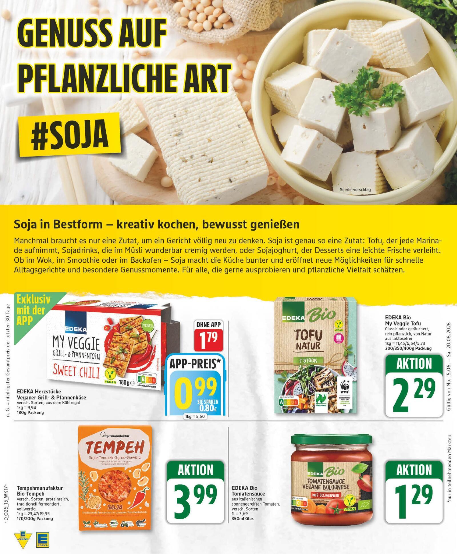 Edeka Prospekt ab Montag - Thüringen Seite 15