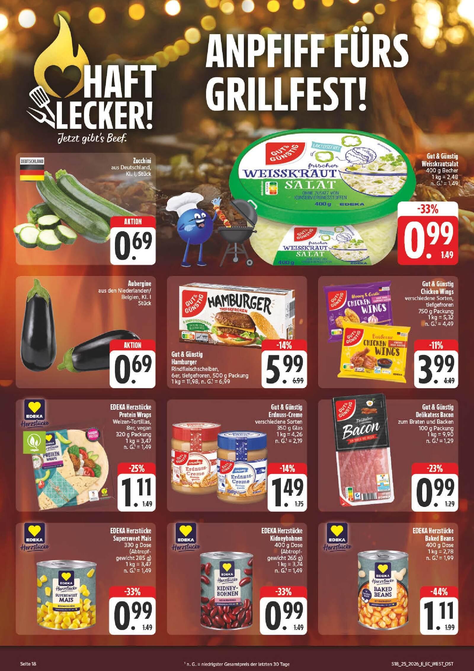 Edeka Prospekt ab Montag - Sachsen Seite 18