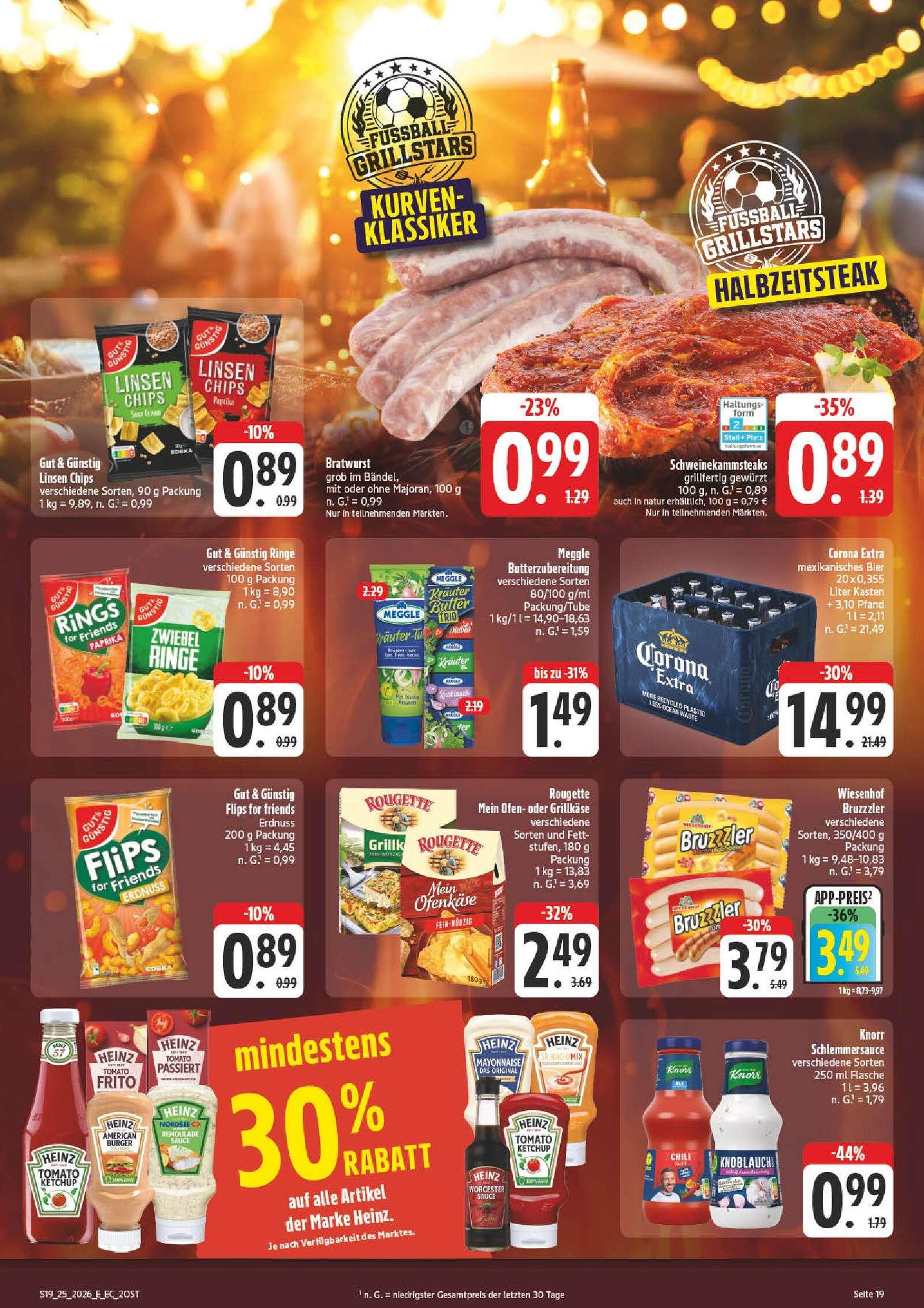 Edeka Prospekt ab Montag - Sachsen Seite 19