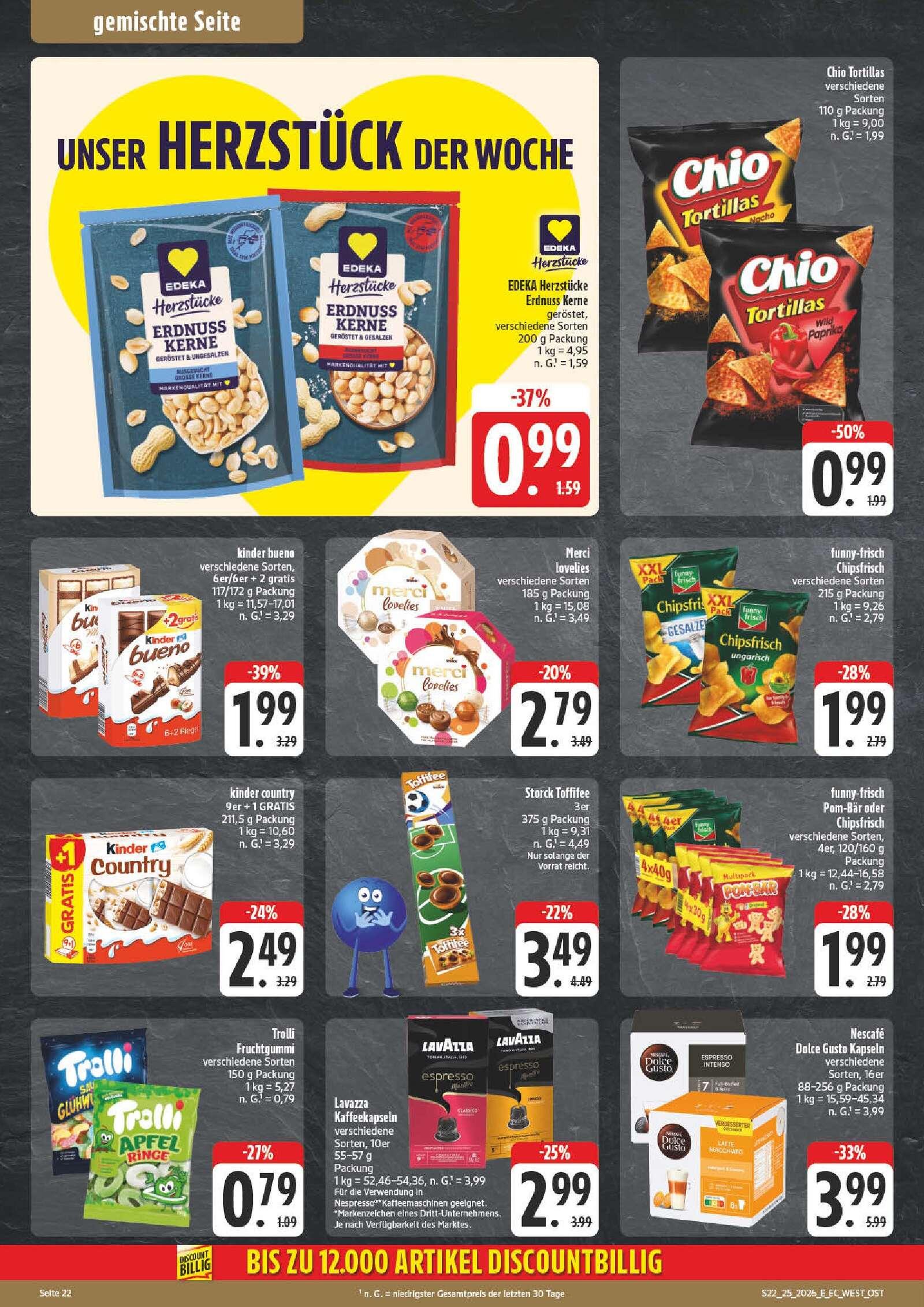 Edeka Prospekt ab Montag - Sachsen Seite 22