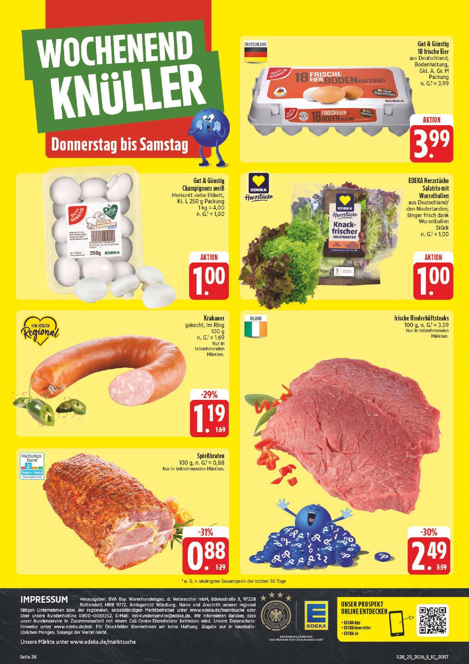 Edeka Prospekt ab Montag - Sachsen Seite 28