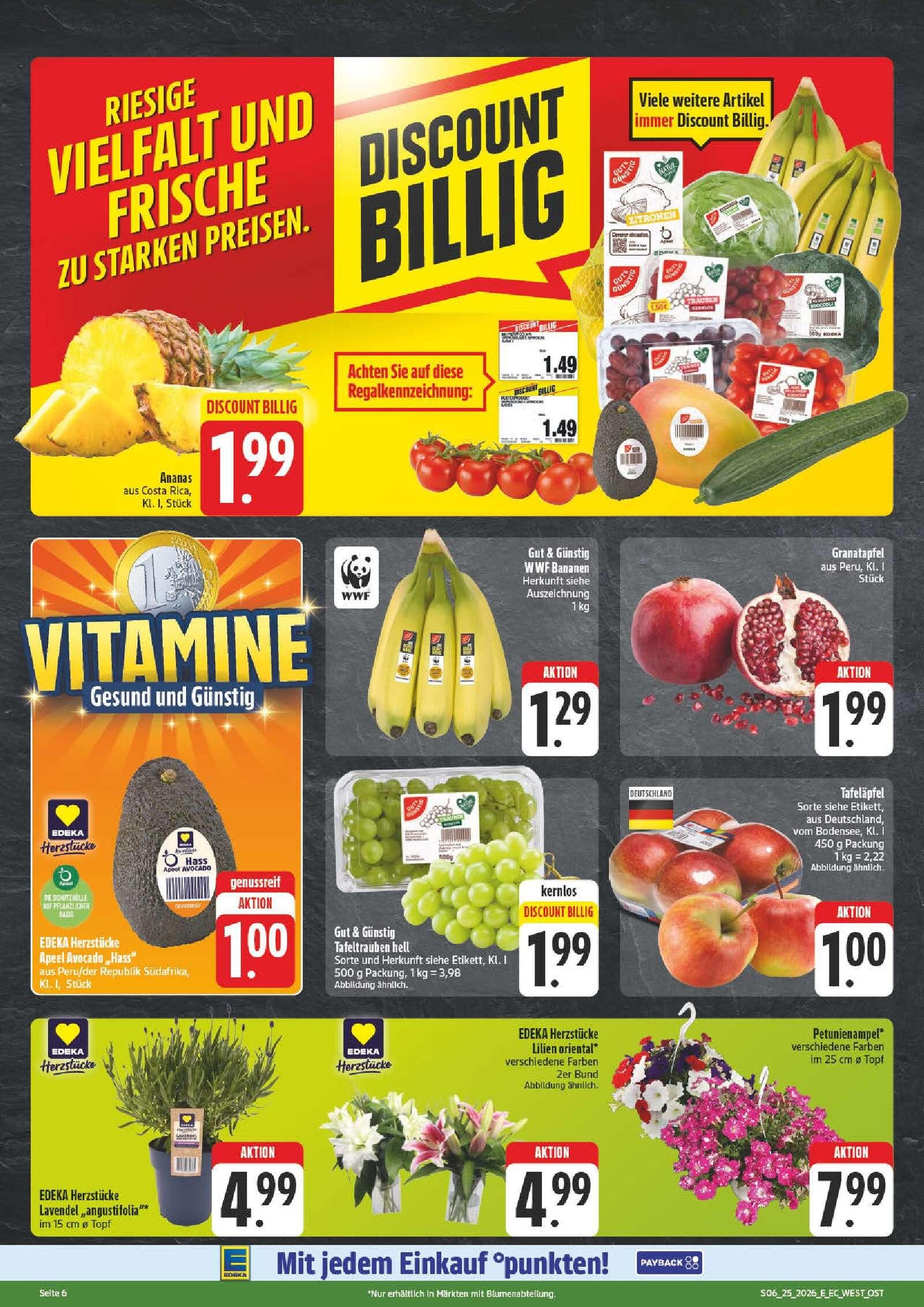 Edeka Prospekt ab Montag - Sachsen Seite 6