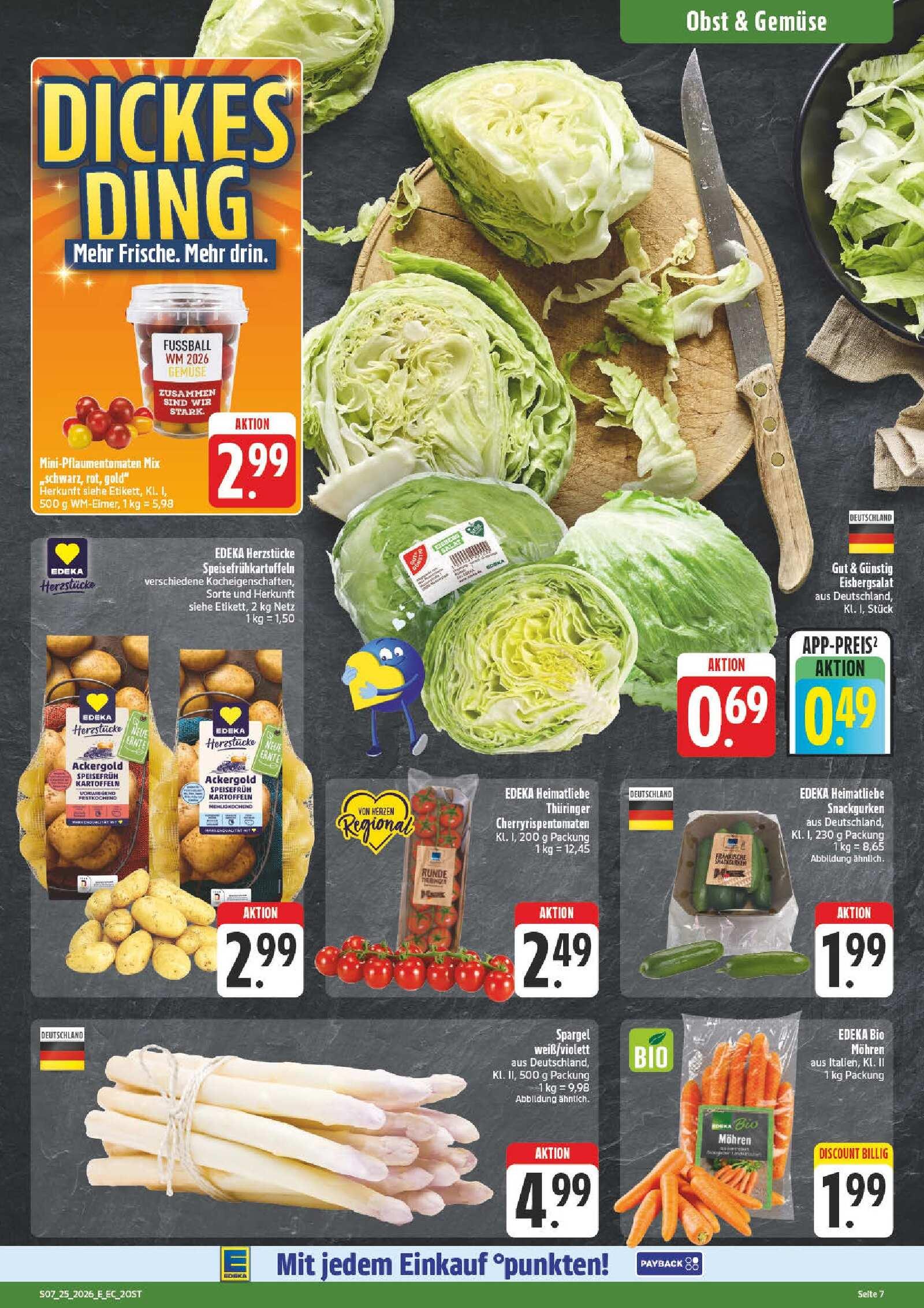 Edeka Prospekt ab Montag - Sachsen Seite 7