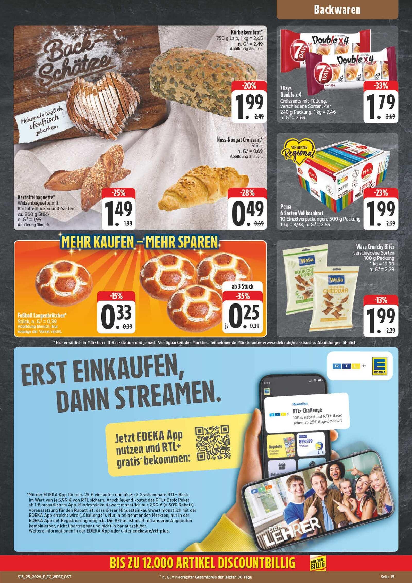 Edeka Prospekt ab Montag - Bayern Nord Seite 15