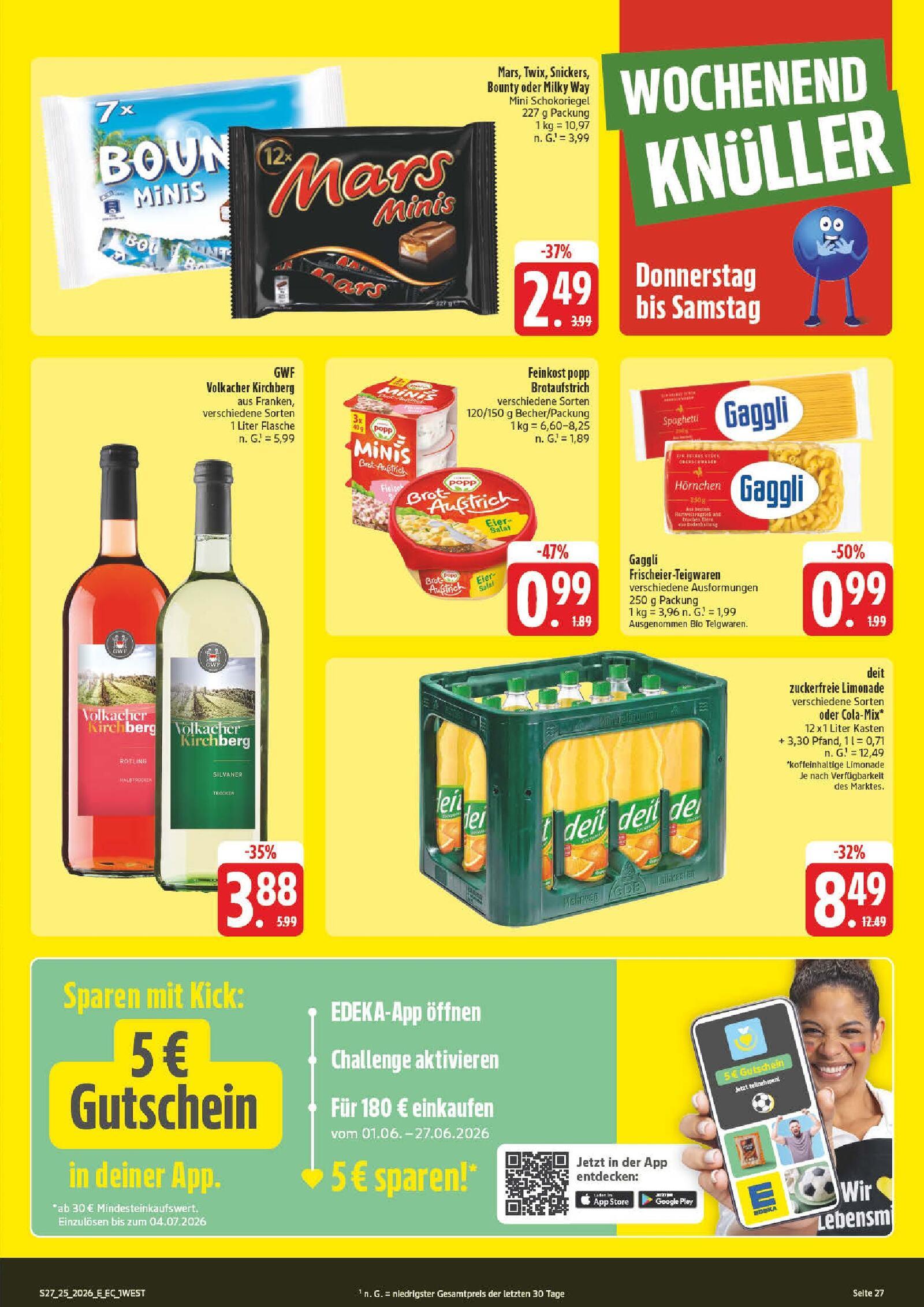 Edeka Prospekt ab Montag - Bayern Nord Seite 27