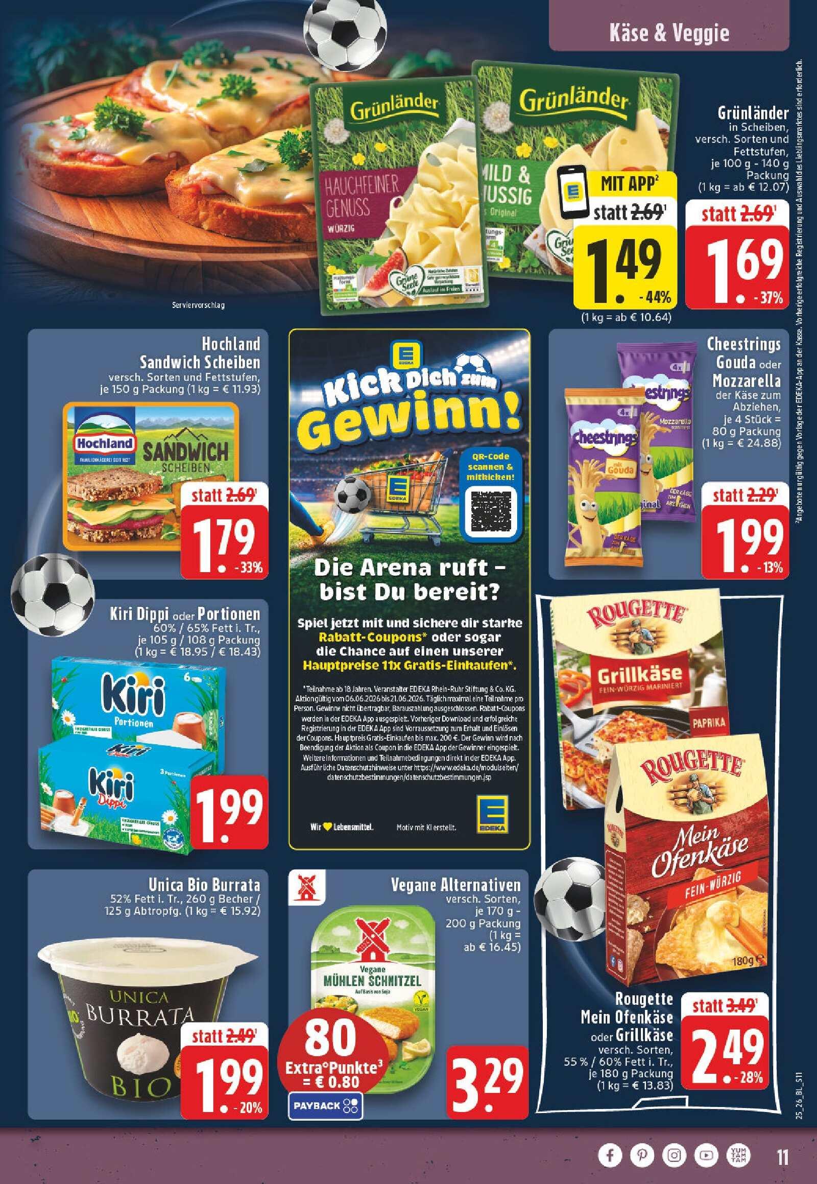 Edeka Prospekt ab Montag - Nordrhein - Westfalen Seite 11