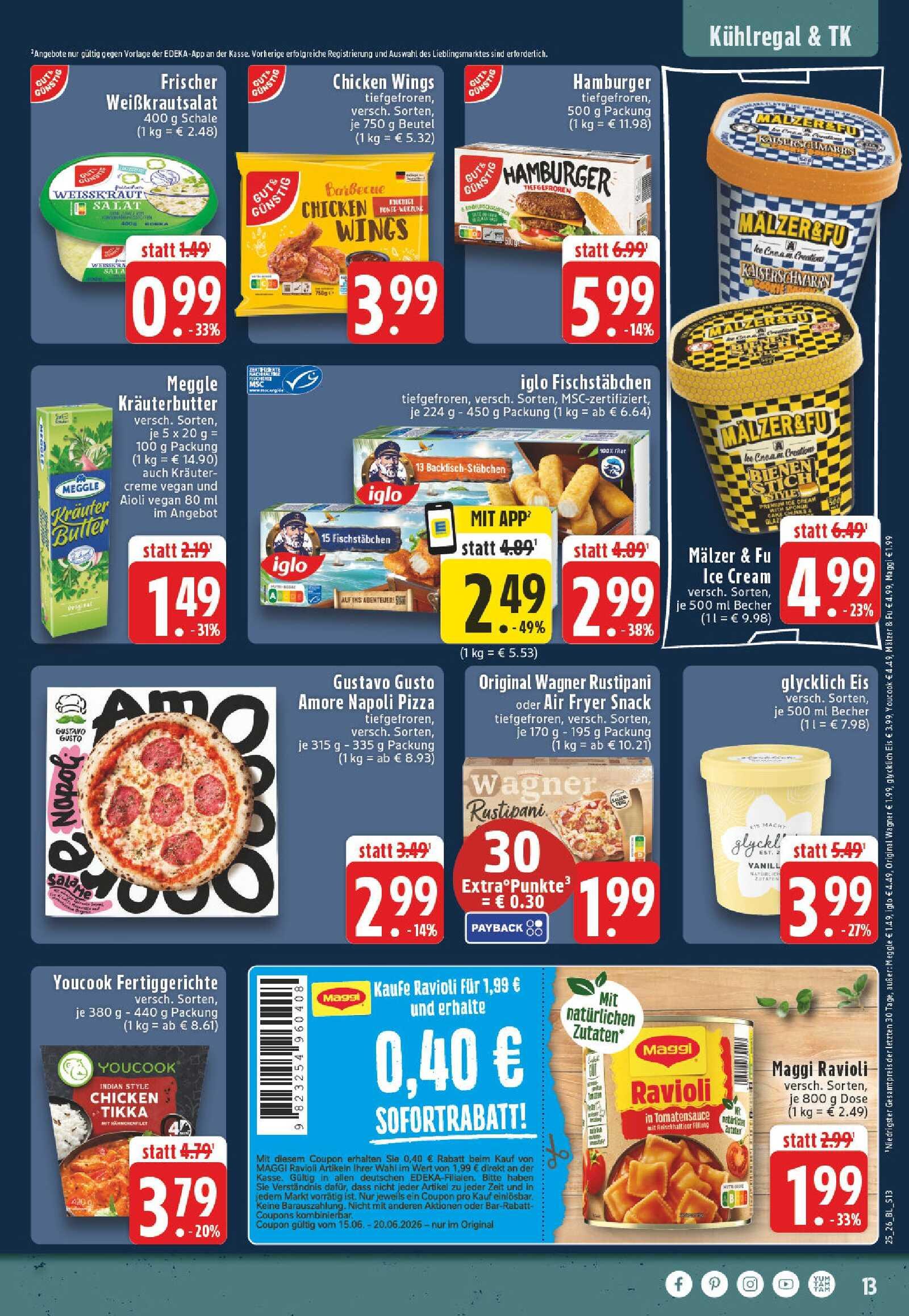 Edeka Prospekt ab Montag - Nordrhein - Westfalen Seite 13