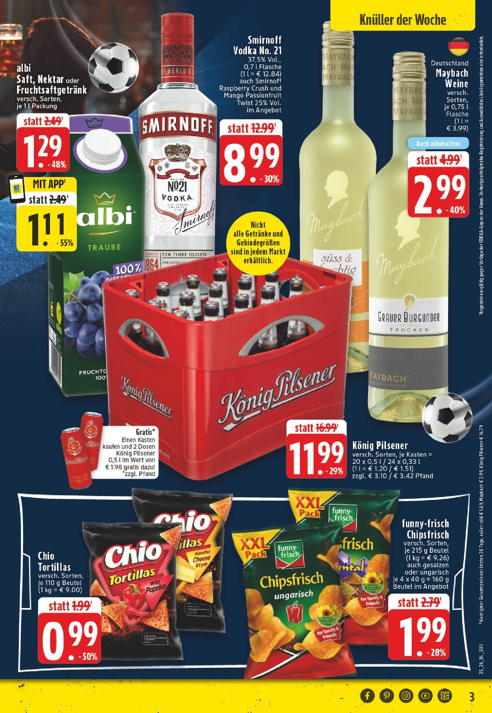 Edeka Prospekt ab Montag - Nordrhein - Westfalen Seite 3