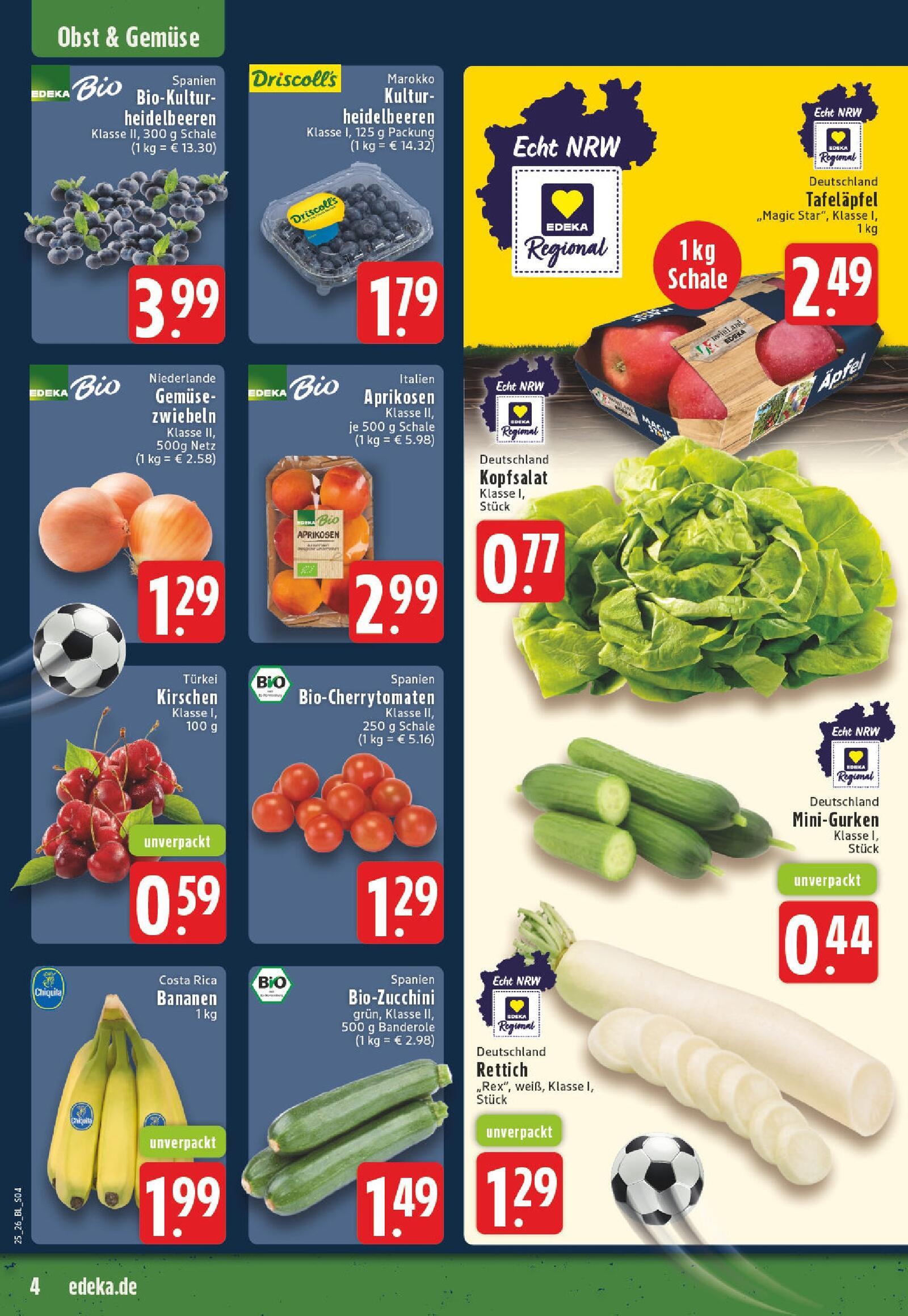 Edeka Prospekt ab Montag - Nordrhein - Westfalen Seite 4