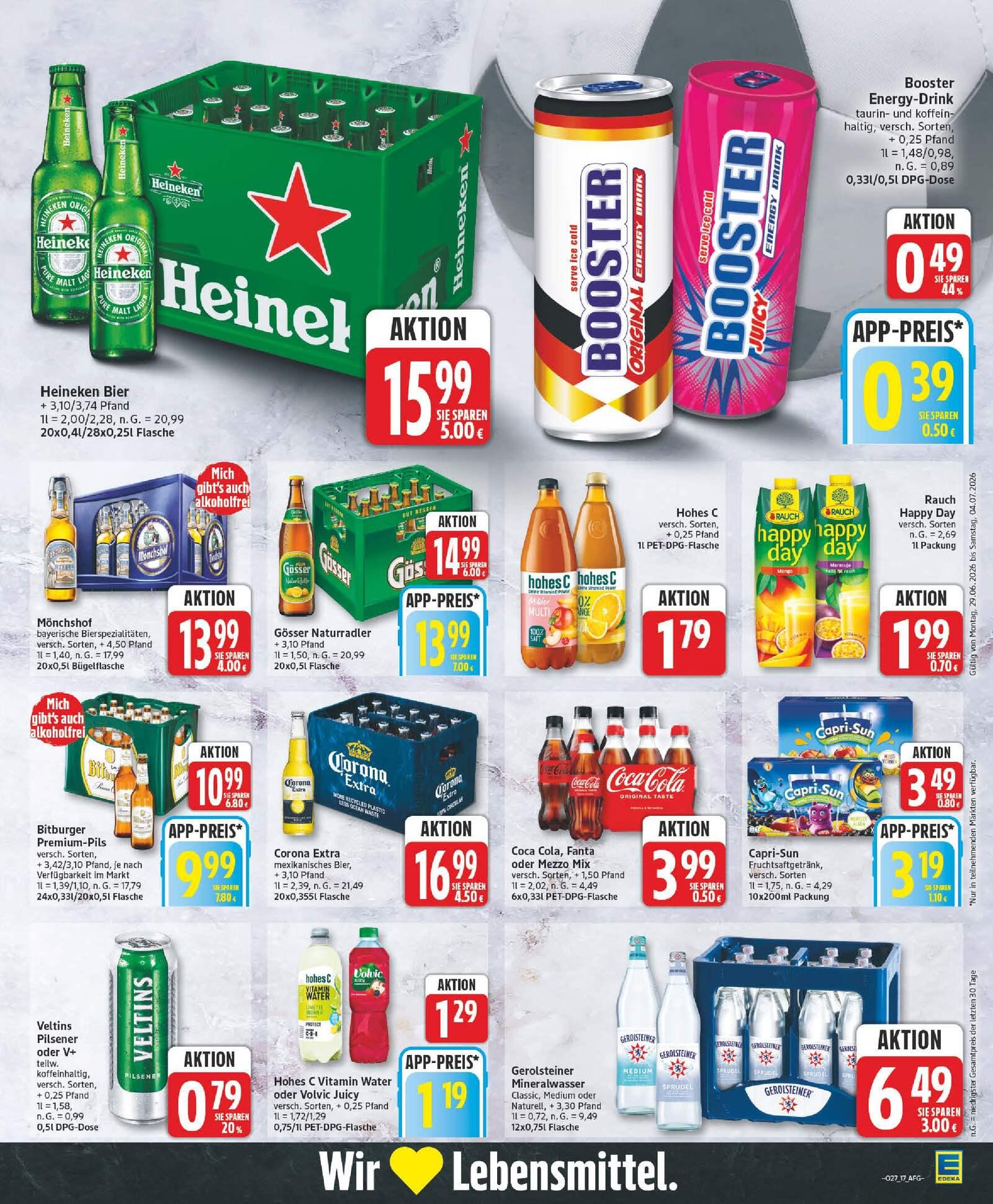 Edeka Prospekt ab Montag - Niedersachsen Seite 17