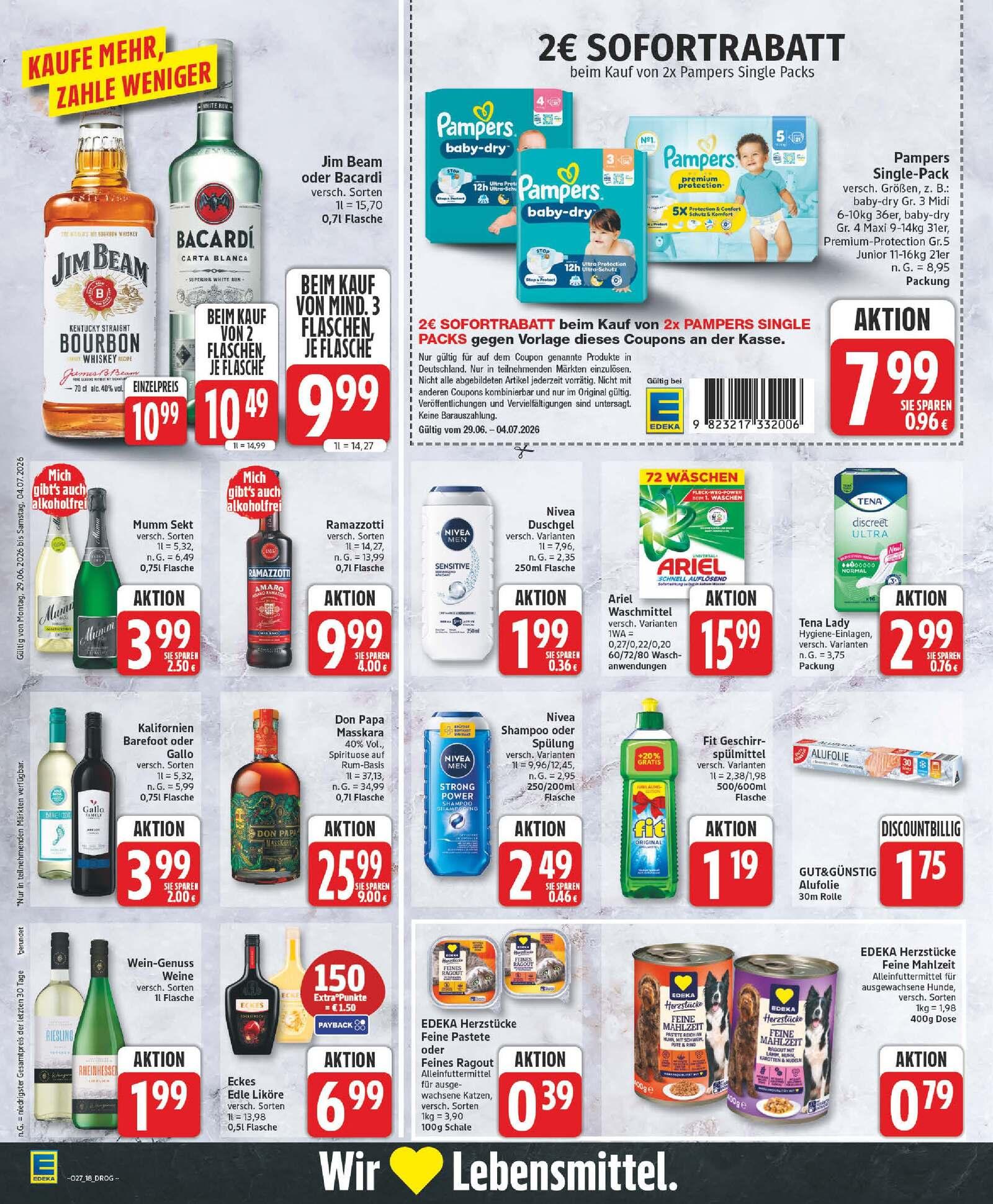 Edeka Prospekt ab Montag - Brandenburg Seite 18