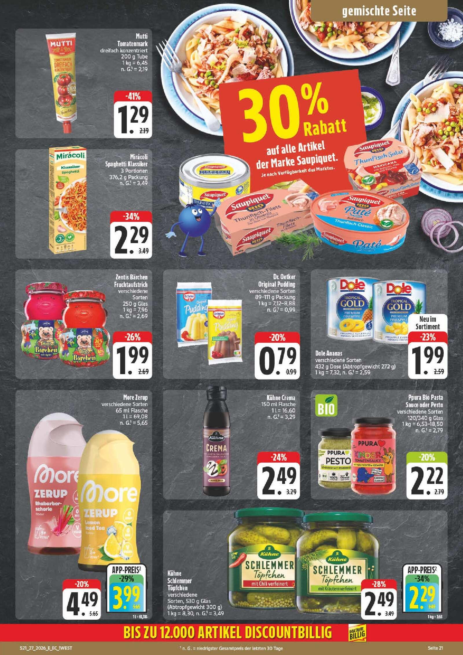 Edeka Prospekt ab Montag - Bayern Nord Seite 21
