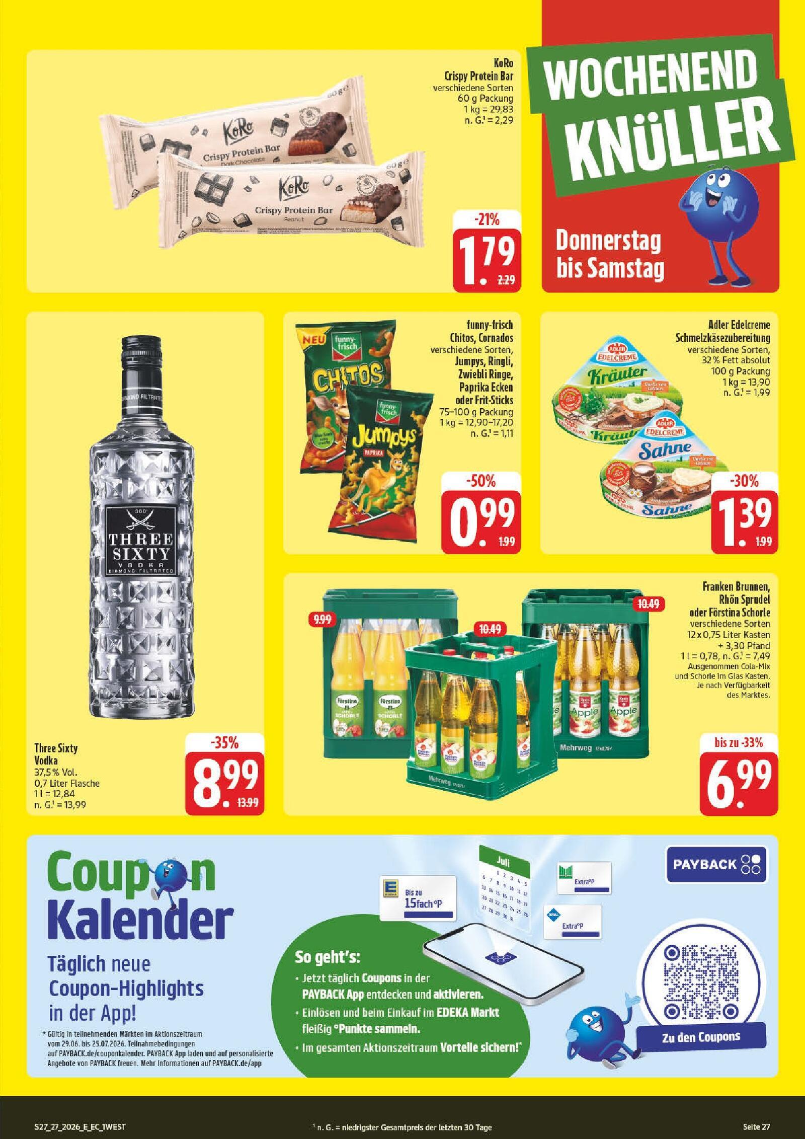 Edeka Prospekt ab Montag - Bayern Nord Seite 27