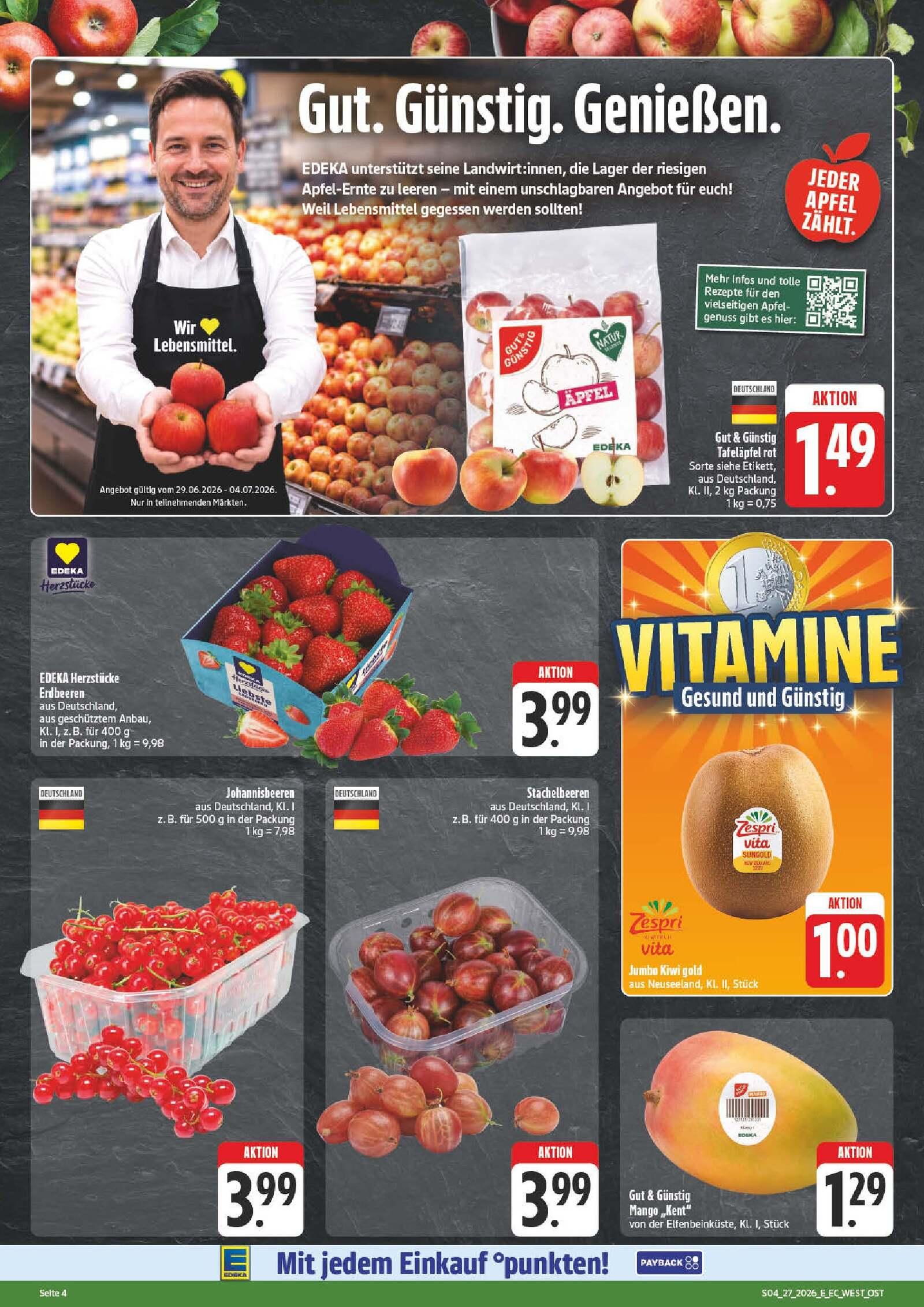 Edeka Prospekt ab Montag - Sachsen Seite 6