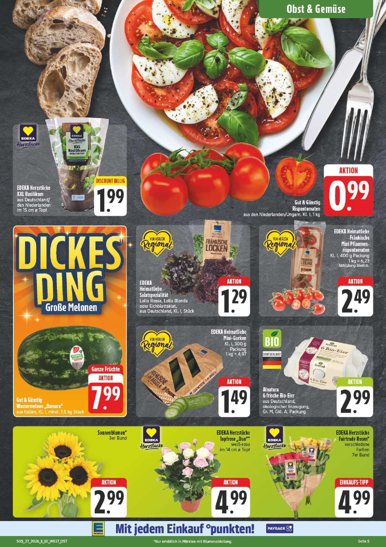 Edeka Prospekt ab Montag - Sachsen Seite 7