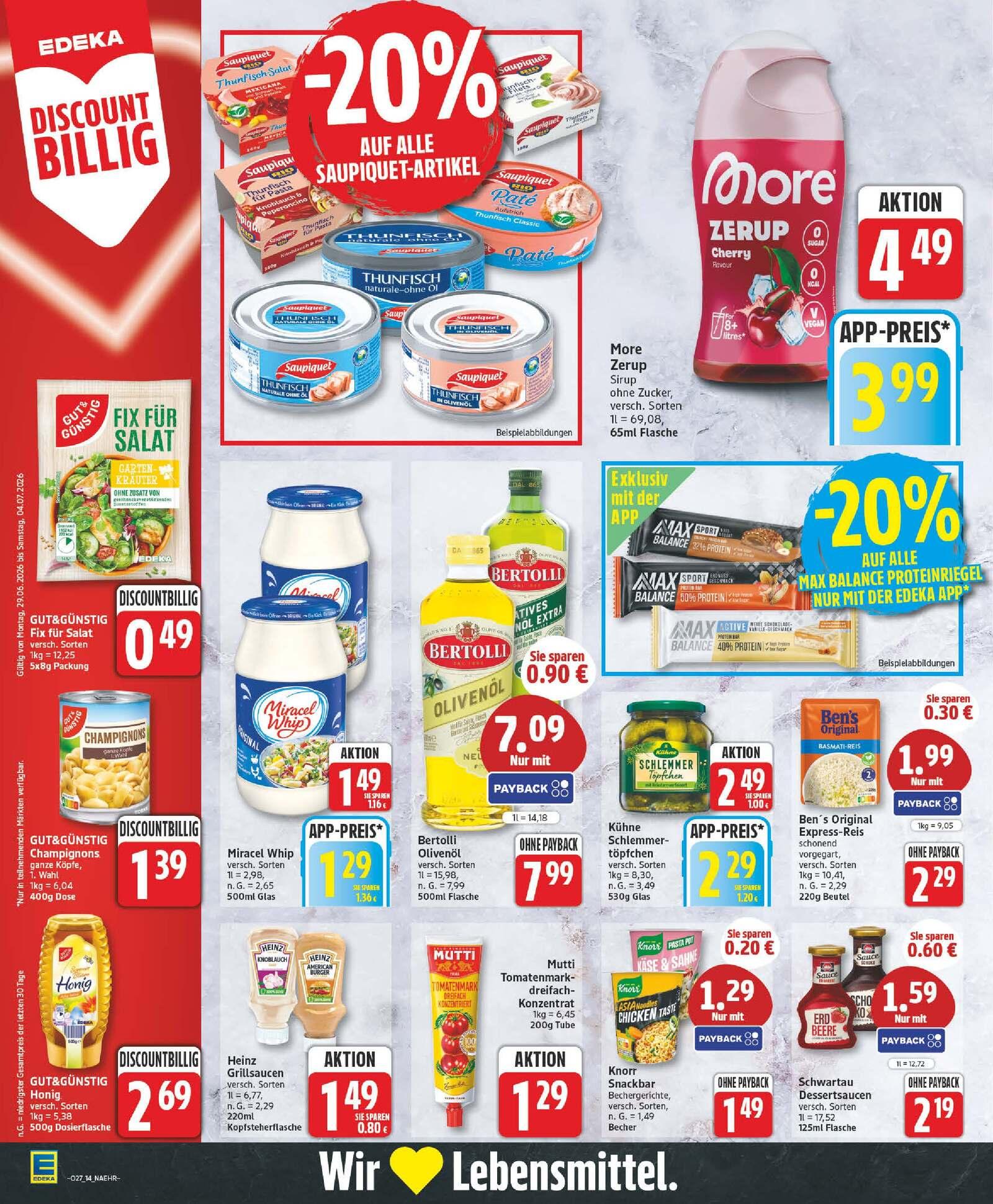Edeka Prospekt ab Montag - Berlin Seite 14