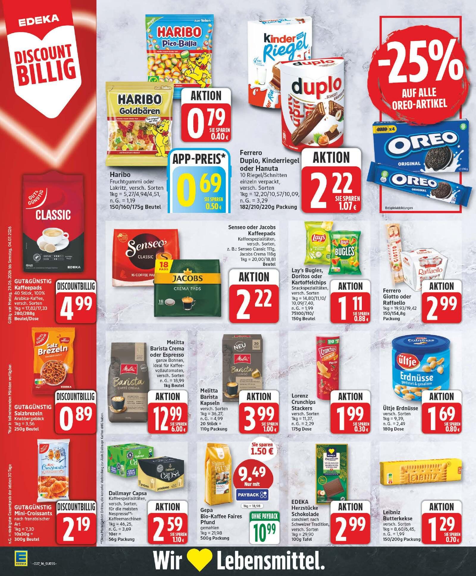 Edeka Prospekt ab Montag - Berlin Seite 16