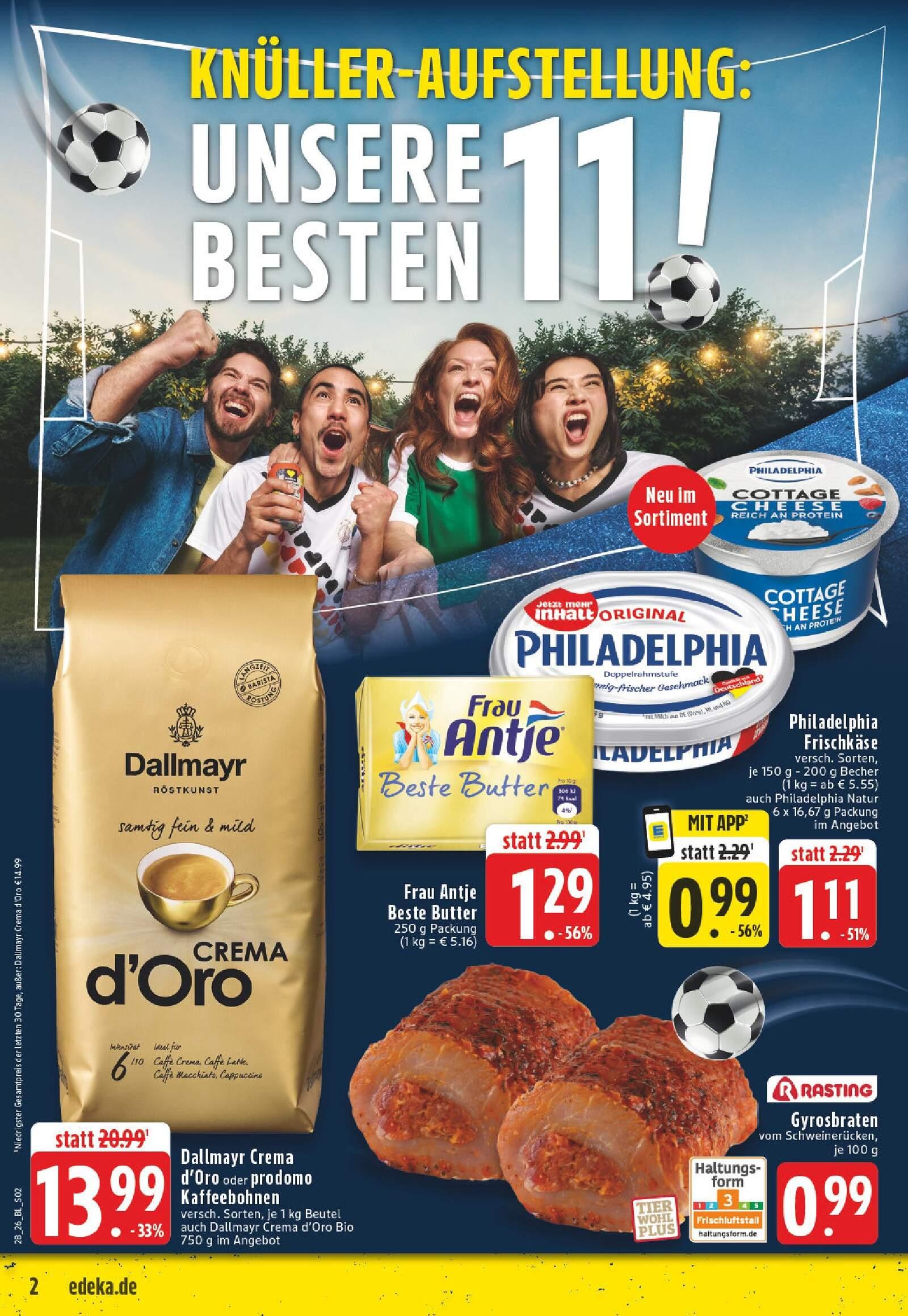 Edeka Prospekt ab Montag - Nordrhein - Westfalen Seite 2