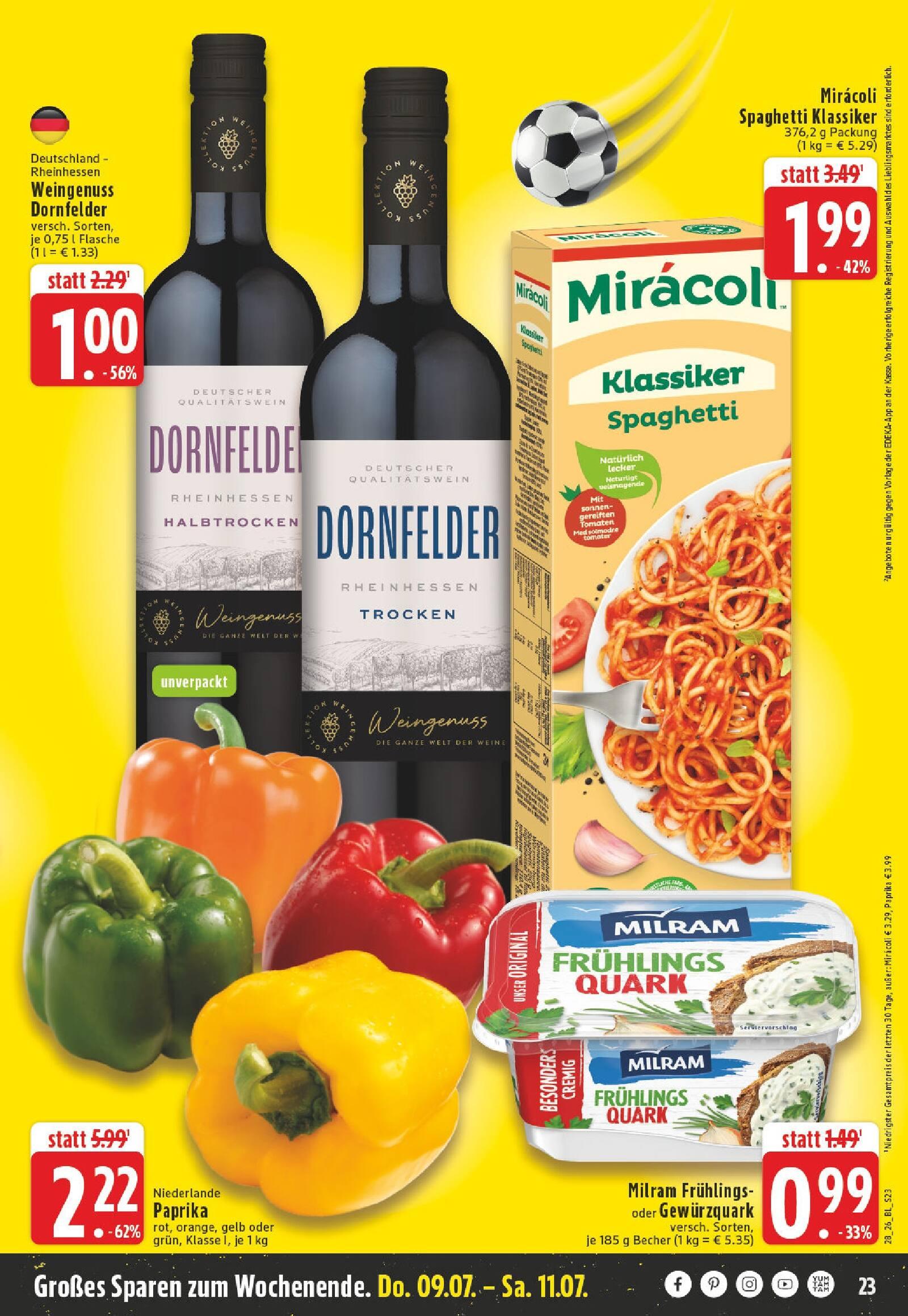 Edeka Prospekt ab Montag - Nordrhein - Westfalen Seite 23