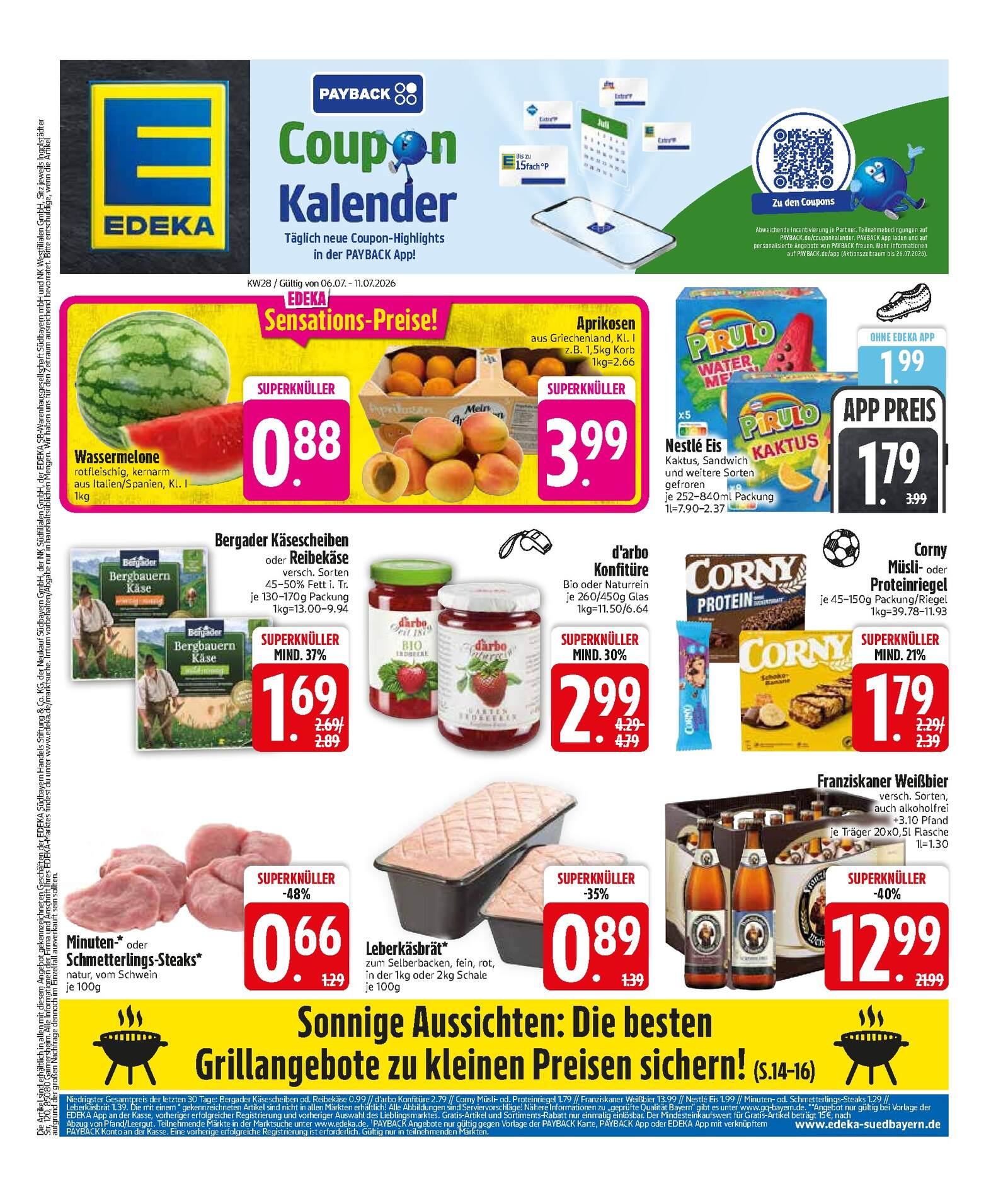 Edeka Prospekt ab Montag - Bayern Süd Seite 3