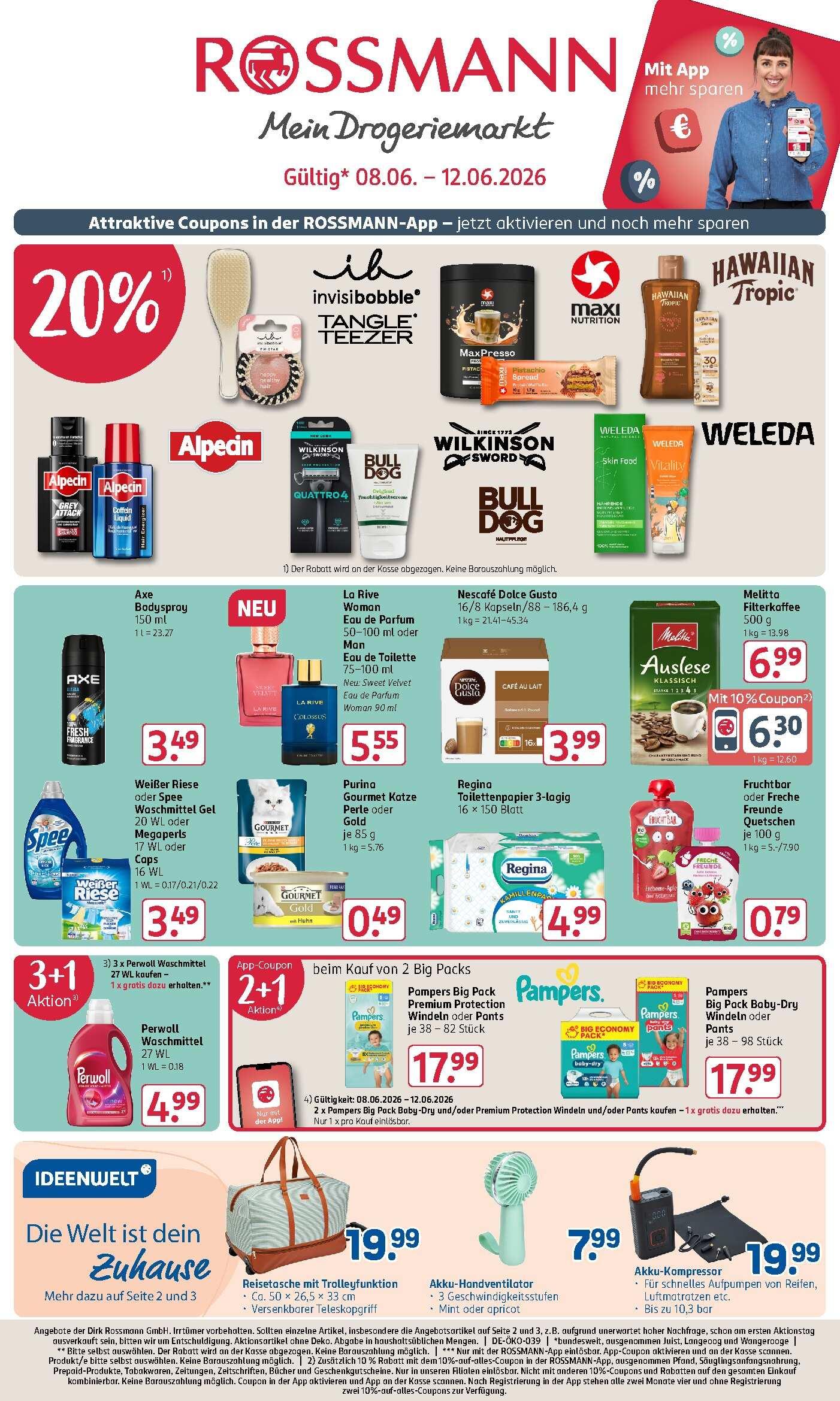 Rossmann Aktueller Prospekt ab Montag Seite 1