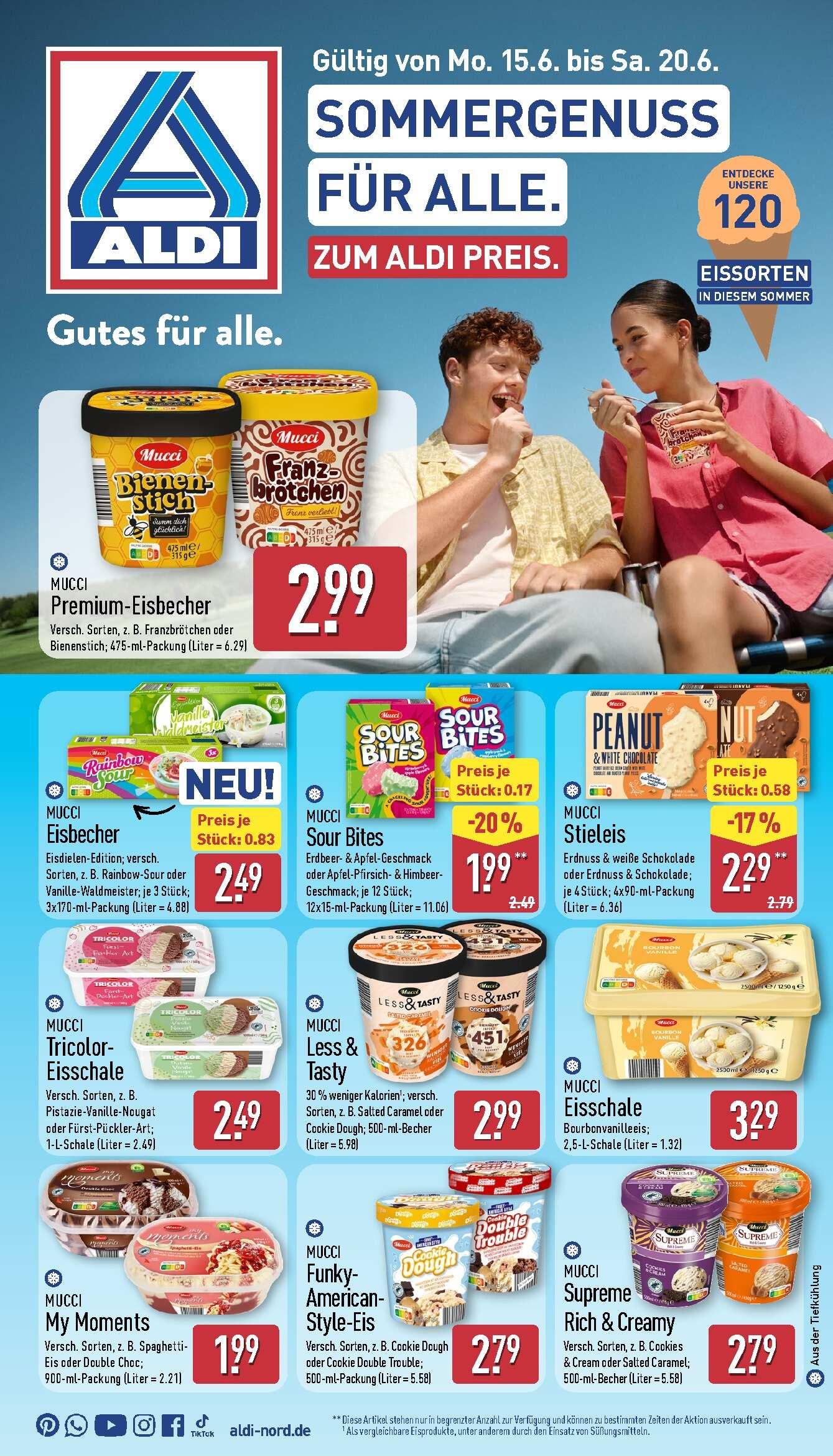 Aldi Aldi Nord Prospekt ab Montag Seite 1