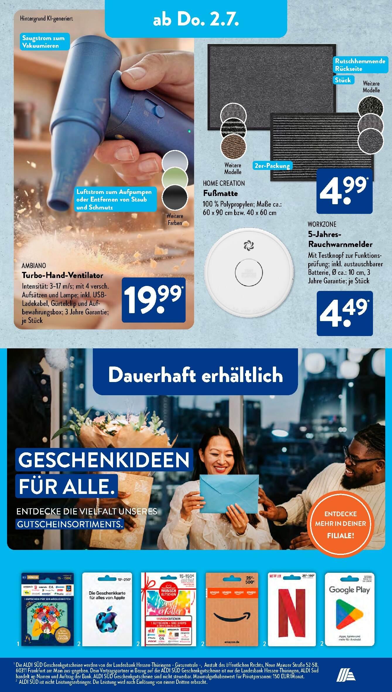Aldi Aldi Süd Prospekt ab Montag Seite 9