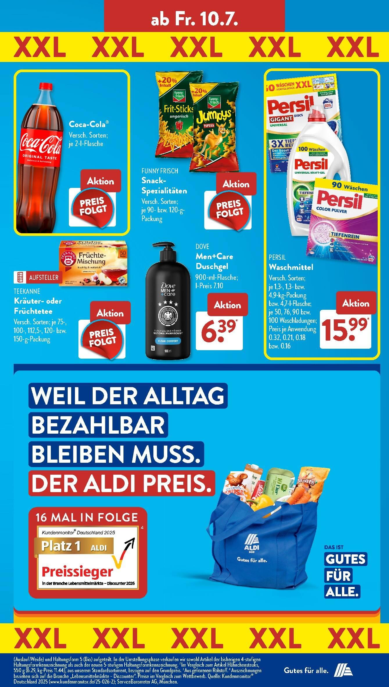 Aldi Aldi Süd Prospekt ab Montag Seite 16
