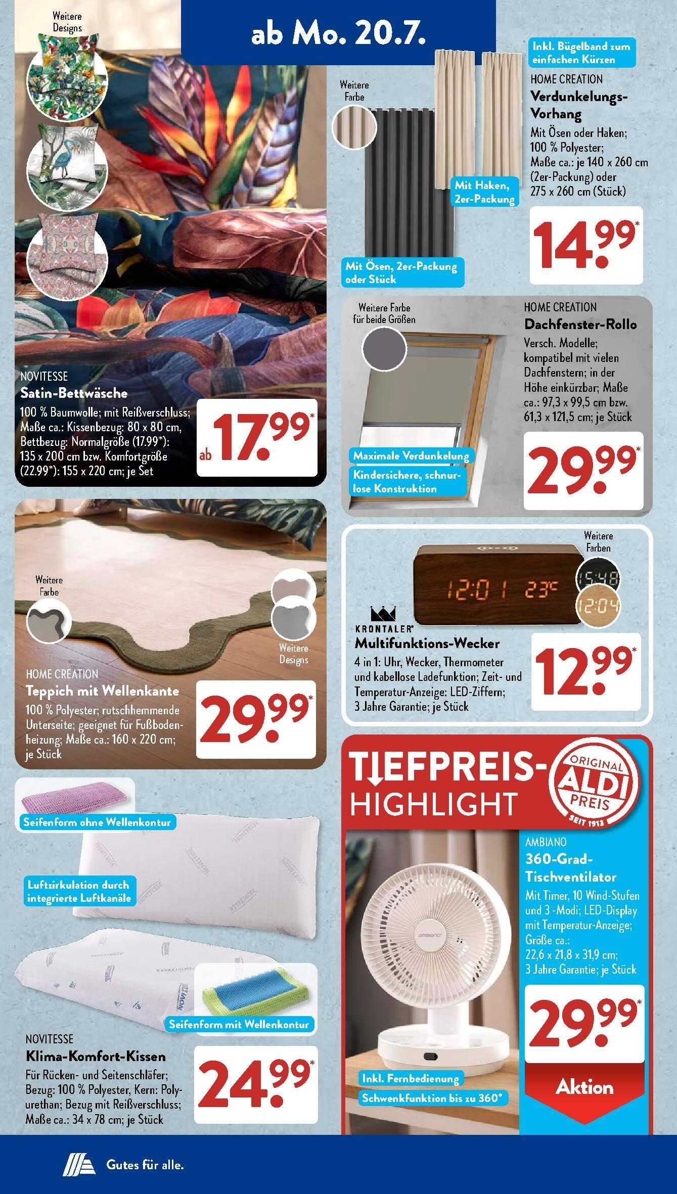 Aldi Aldi Süd Prospekt ab Montag Seite 3