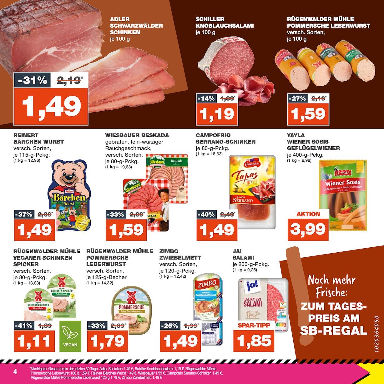 Real Aktueller Prospekt ab Montag Seite 4