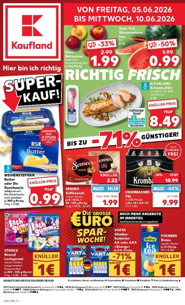 Page 1 of leaflet Aktueller Prospekt ab Freitag