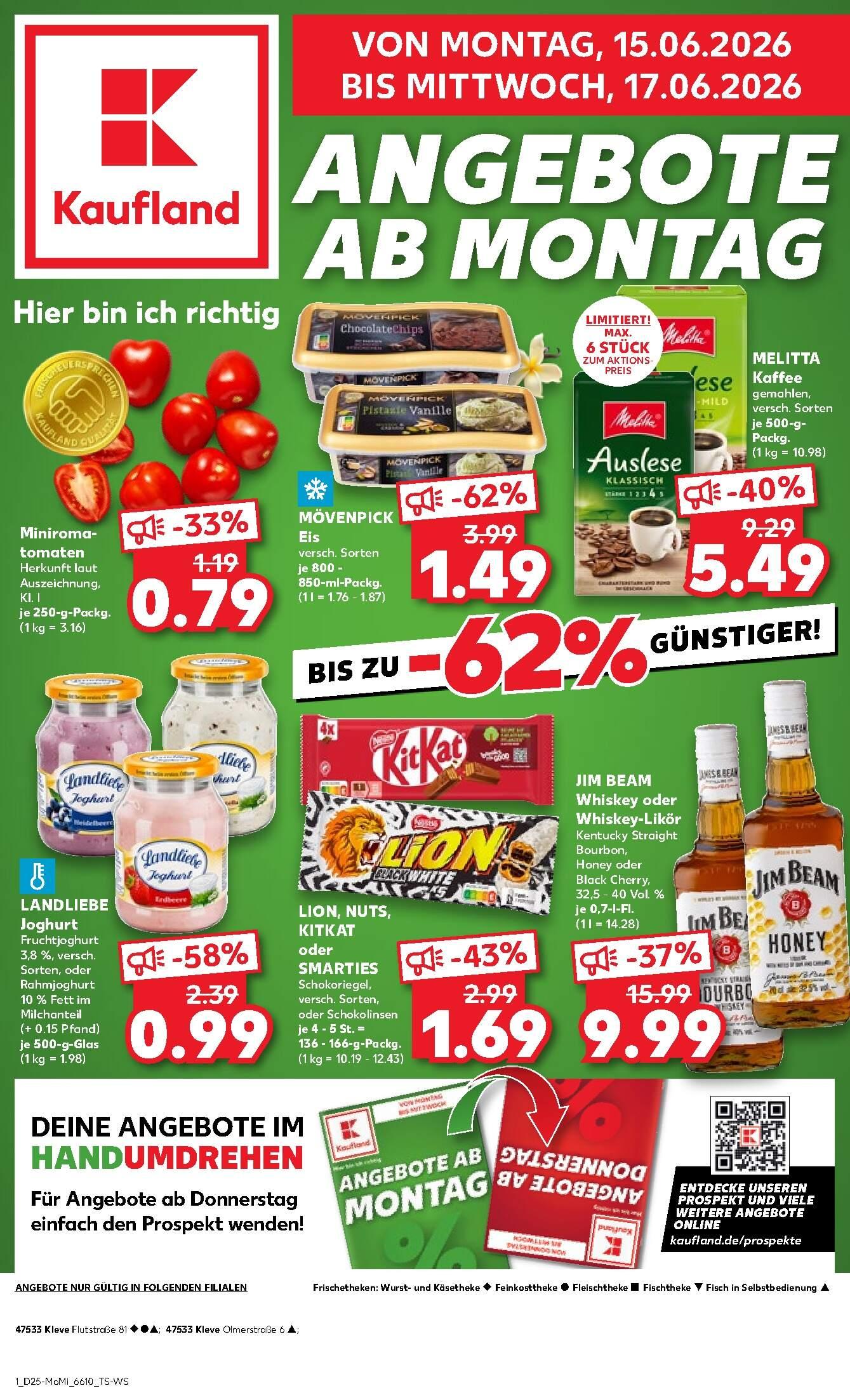 Kaufland Aktueller Prospekt ab Montag Seite 1
