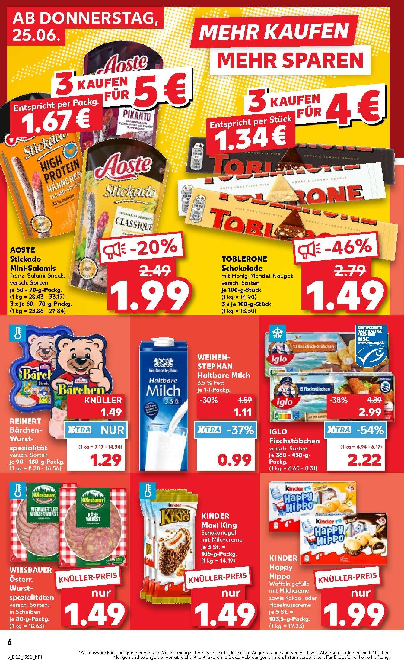 Kaufland Aktueller Prospekt ab Donnerstag Seite 6