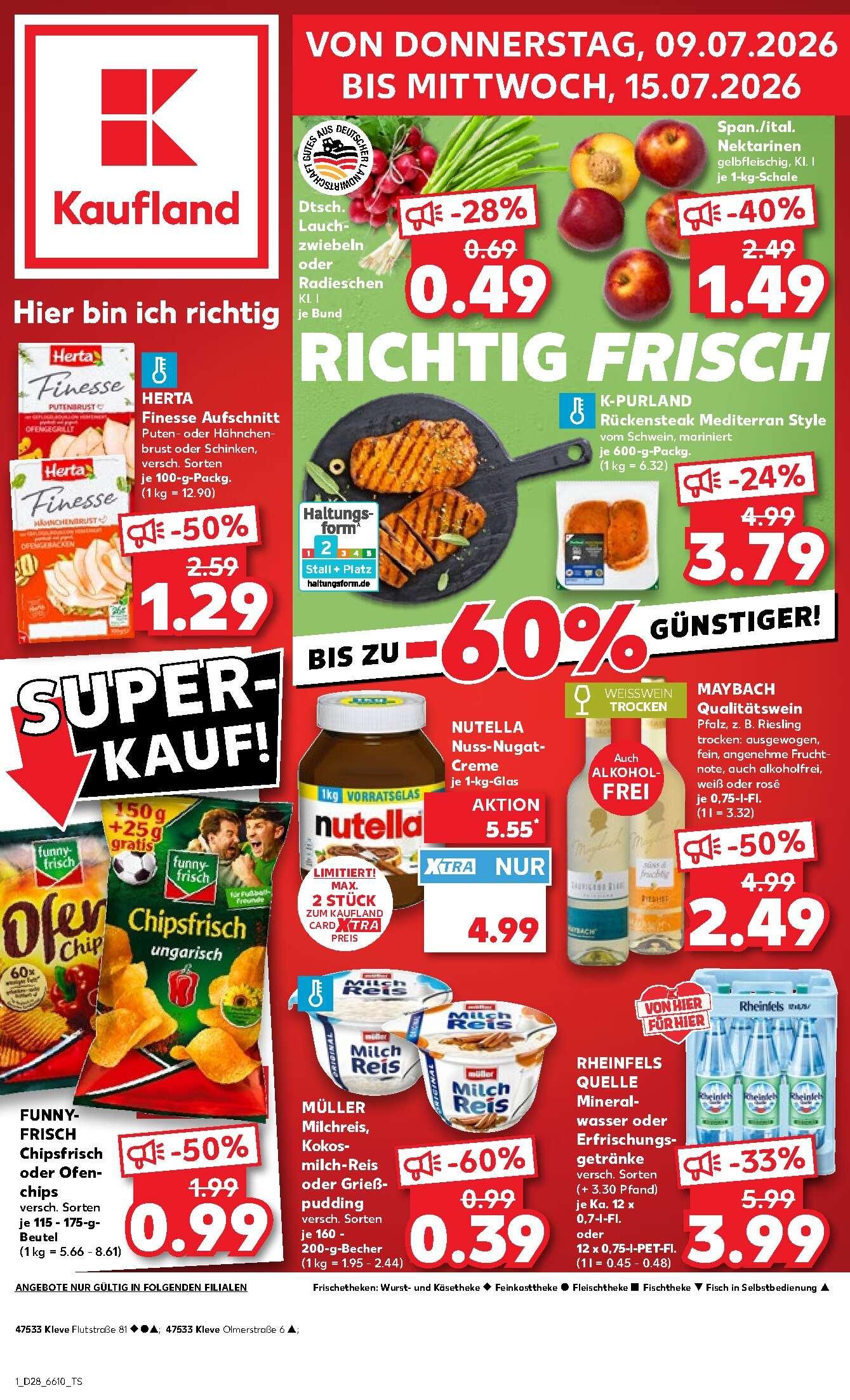 Kaufland Aktueller Prospekt ab Donnerstag Seite 1