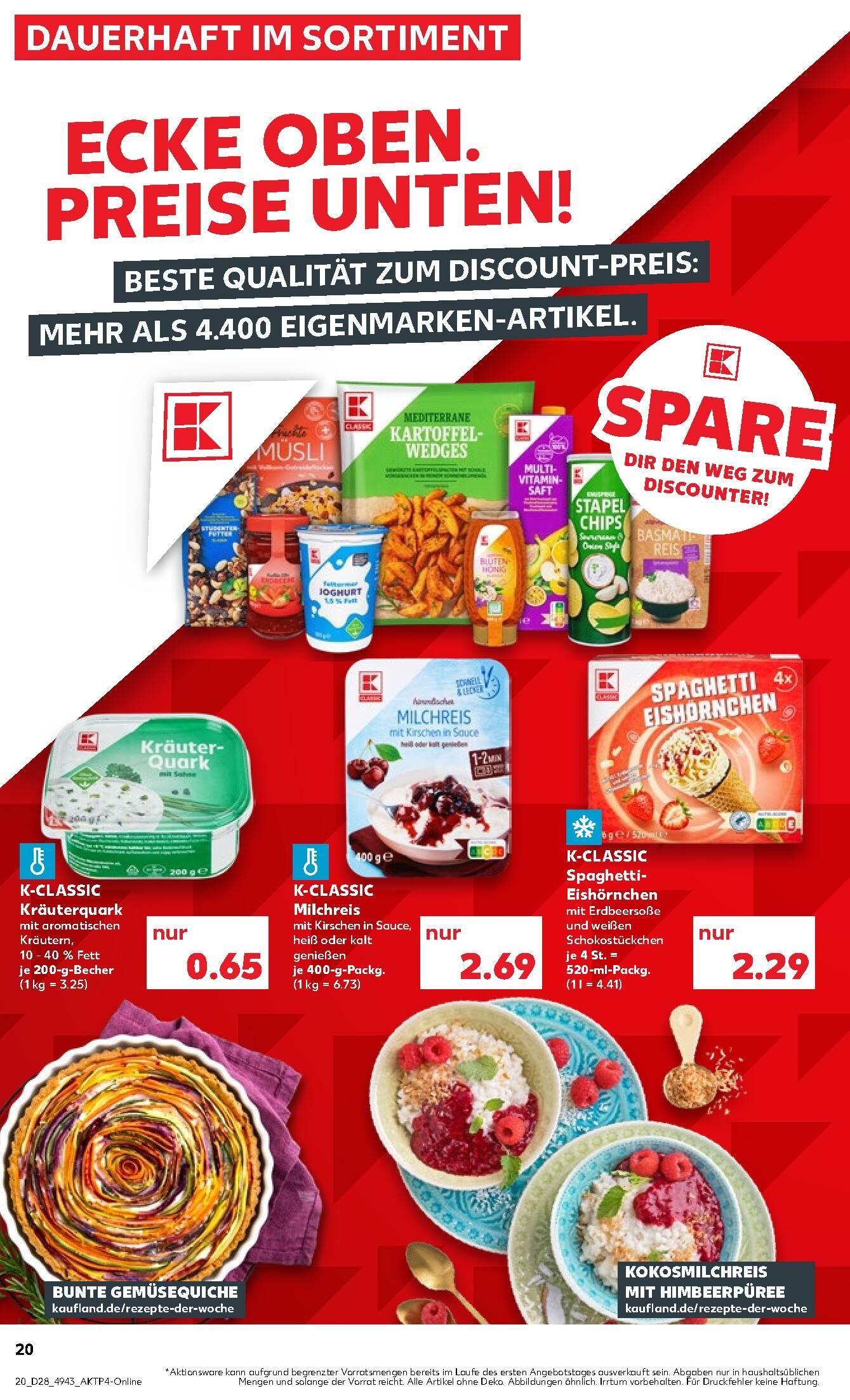 Kaufland Aktueller Prospekt ab Donnerstag Seite 20