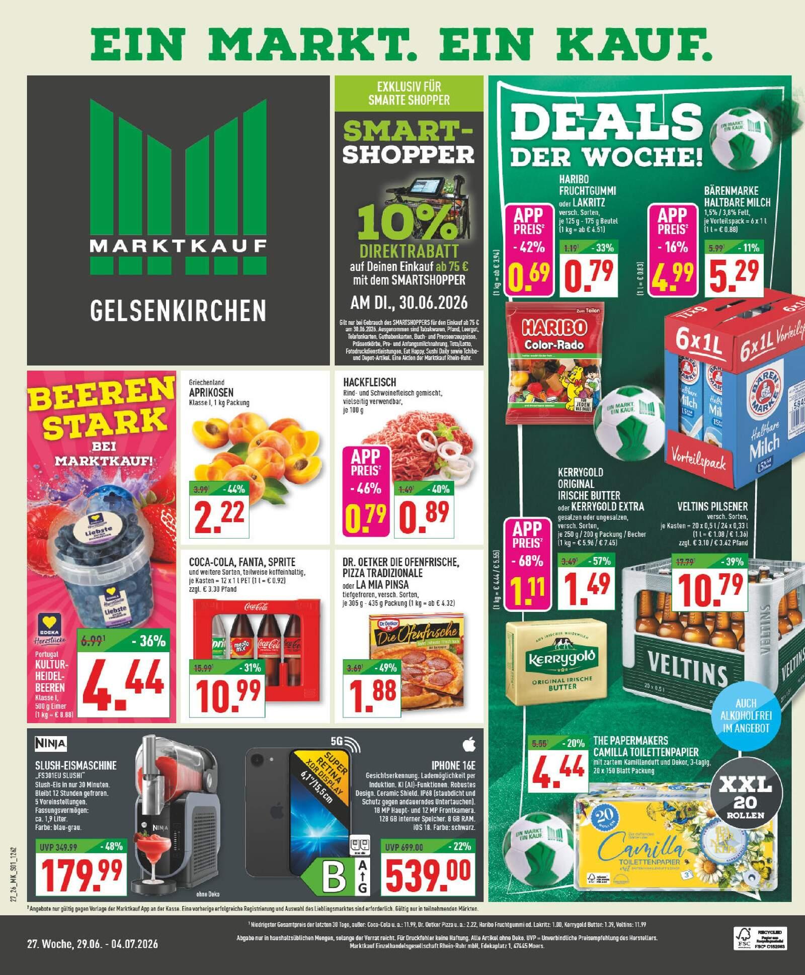 Marktkauf Aktueller Prospekt ab Montag Seite 1