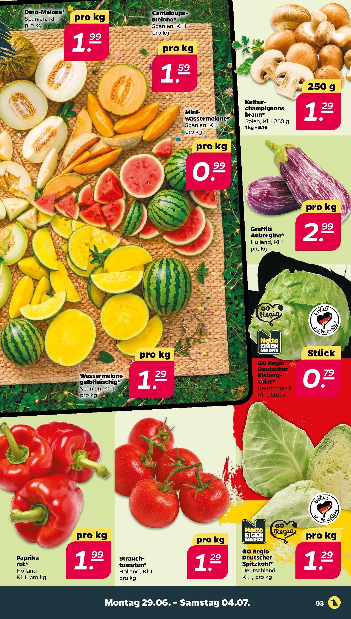 Netto Aktueller Prospekt ab Montag Seite 3