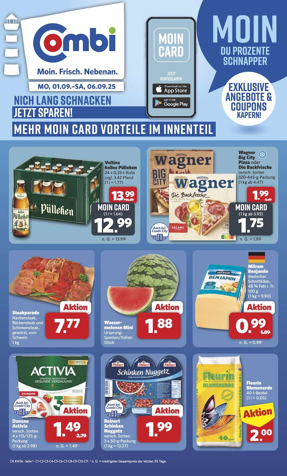 Combi Aktueller Prospekt ab Montag Prospekt Vorschau
