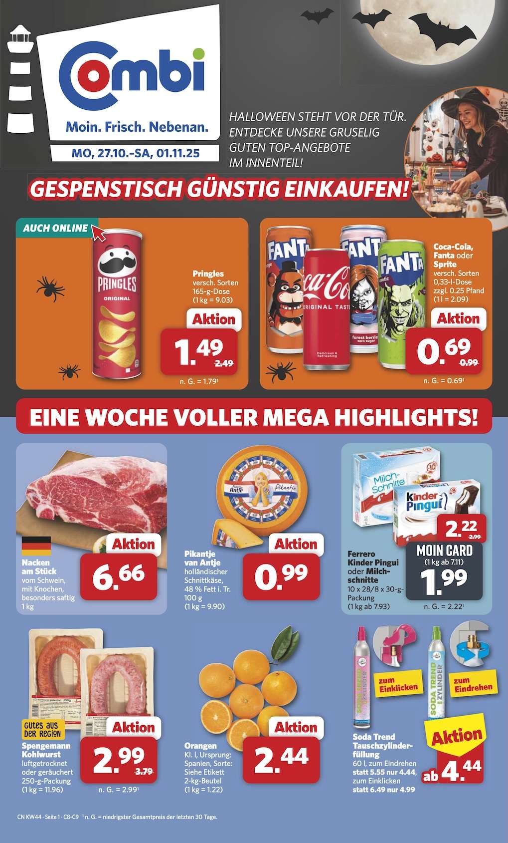 Combi Aktueller Prospekt ab Montag Prospekt Vorschau