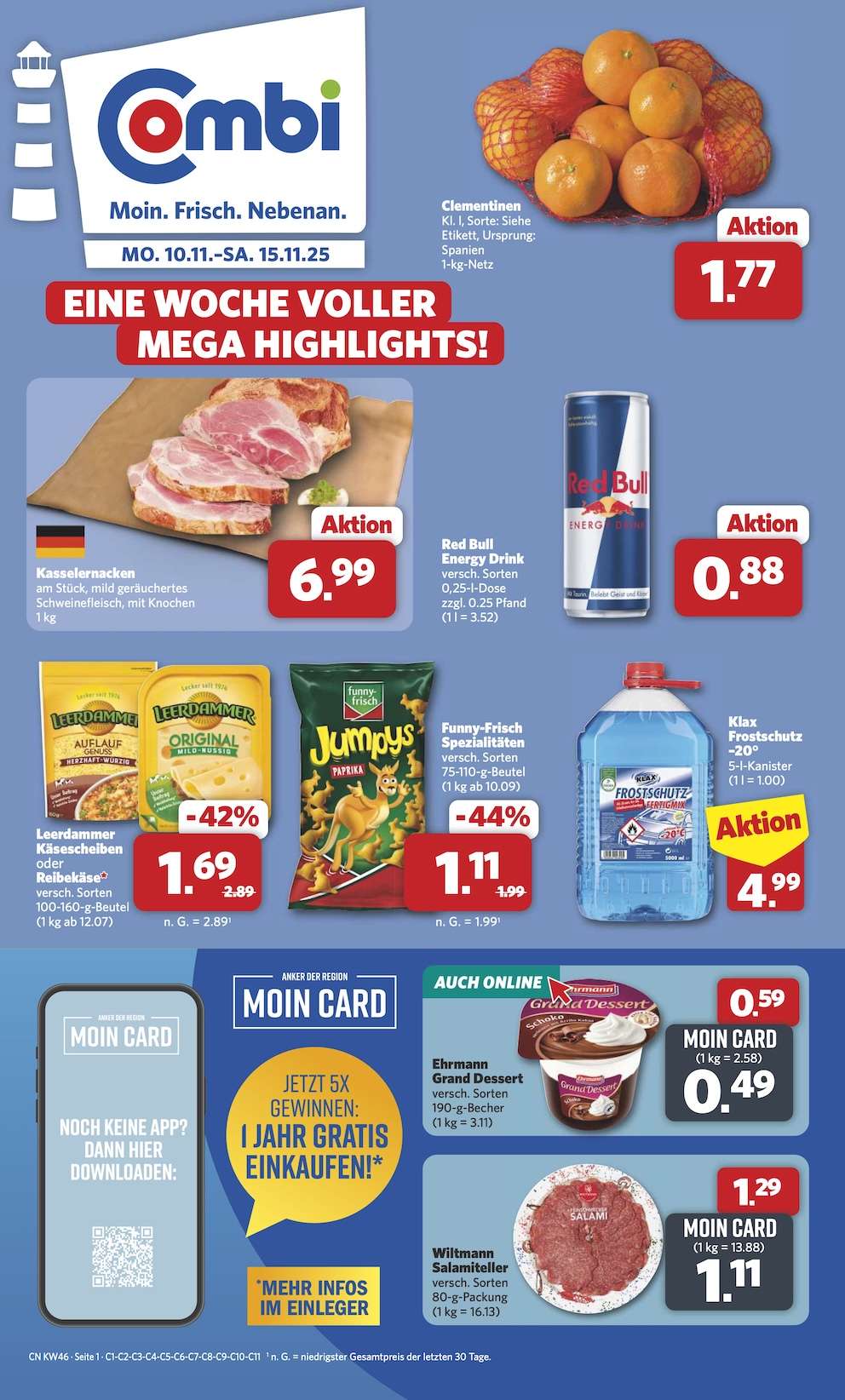 Combi Aktueller Prospekt ab Montag Prospekt Vorschau