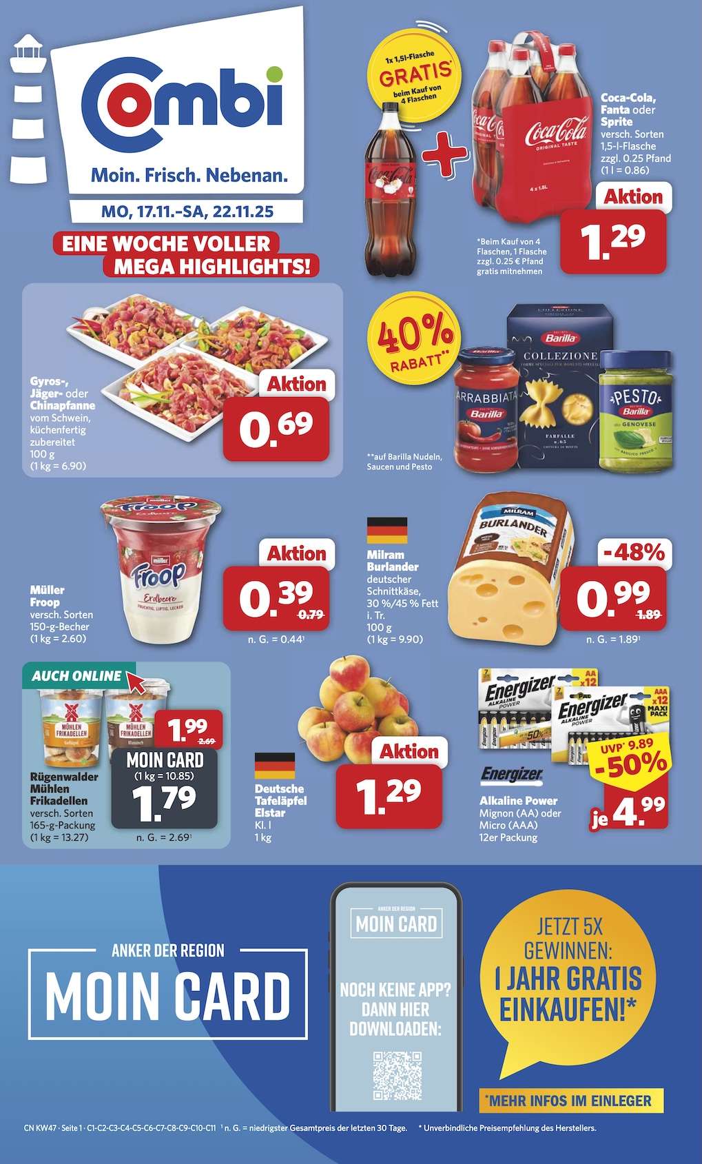 Combi Aktueller Prospekt ab Montag Prospekt Vorschau