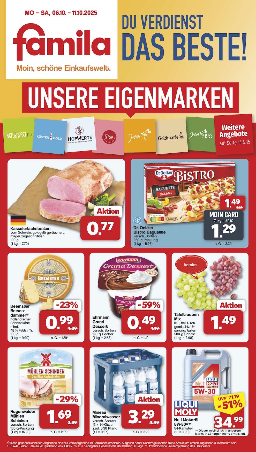 Famila Aktueller Prospekt ab Montag Prospekt Vorschau
