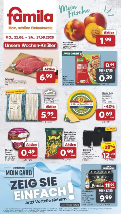 Famila Aktueller Prospekt ab Montag Prospekt Vorschau
