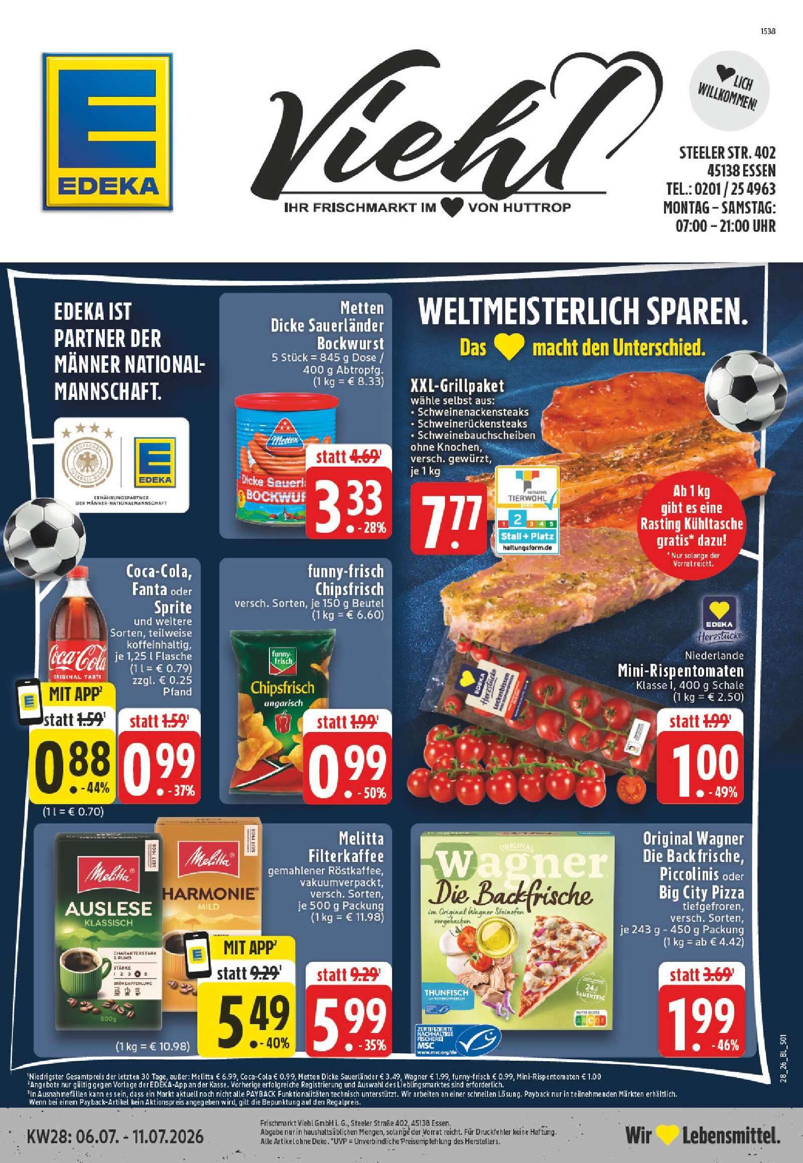 Edeka Prospekt ab Montag - Nordrhein - Westfalen Prospekt Vorschau
